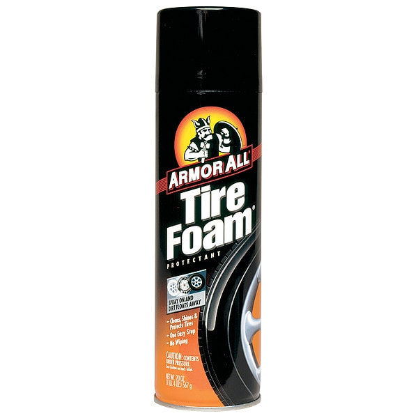 Armor All Tire Dressing and Protectant, Tire Foam, Aerosol Spray Can