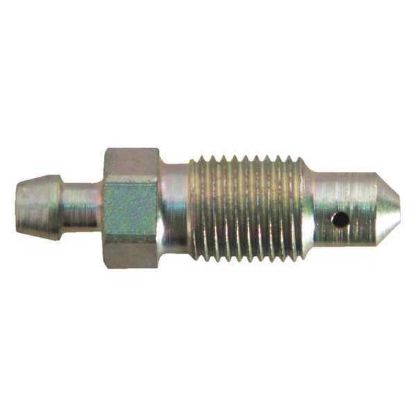 Sur&R Bleeder Screw, M10 x 1.0 Thread Sz, PK5 BB12 Zoro