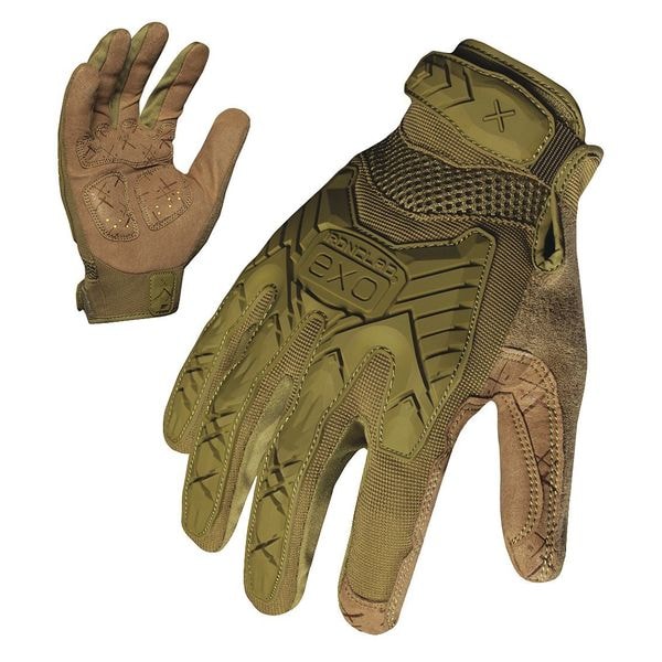 Ironclad Performance Wear Tactical Glove, Size S, Green, PR GEXTIODG