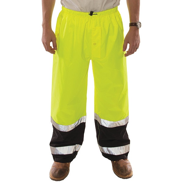 cuffed hi vis work pants