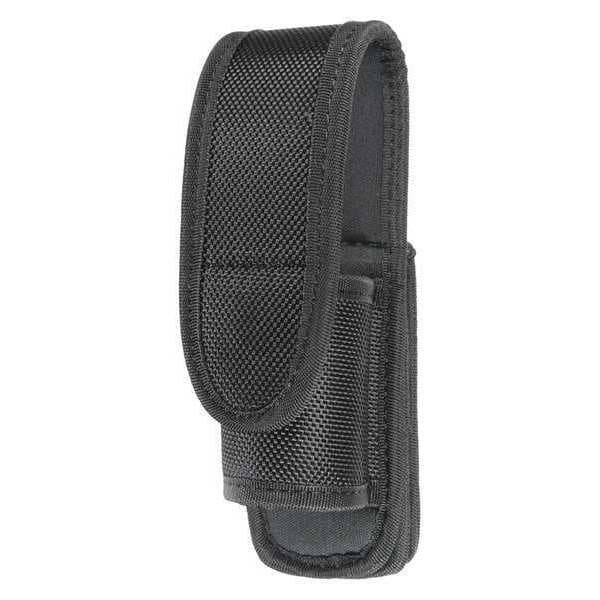 Heros Pride Flashlight Pouch, Nylon, Black, L, Snap 1071C | Zoro