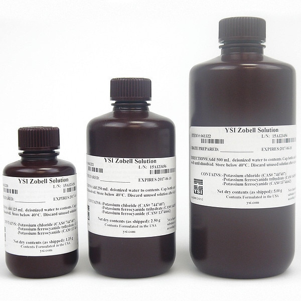 Ysi Calibration Solution, ORP, 250mL Bottle 061321