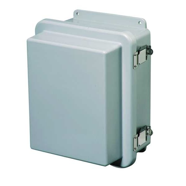 Wiegmann Fiberglass Enclosure, 11.79 in H, 10 in W, 6.32 in D, NEMA 12