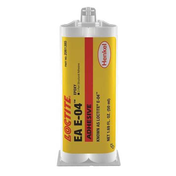 Loctite Epoxy Adhesive, EA E04 Series, Gray, 101 Mix Ratio, Not Rated