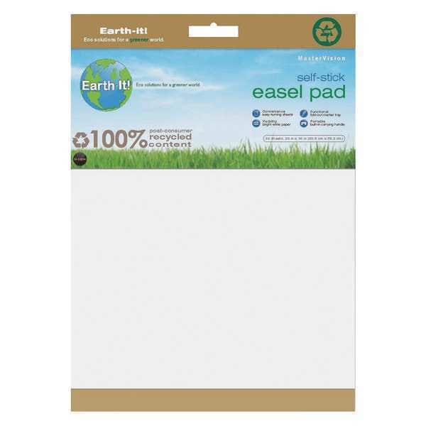 Mastervision SelfStick White Easel Pad, 25x30" FL1219707 Zoro