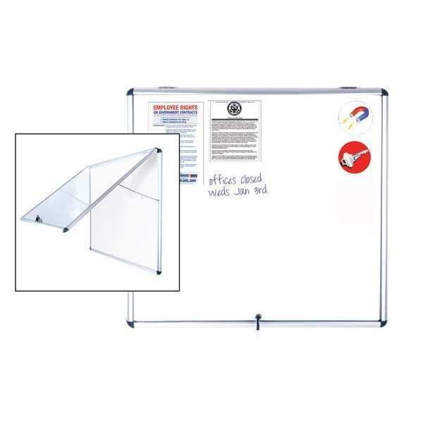 Mastervision Enclosed Bulletin Board 38"W x 47"H VT380109150
