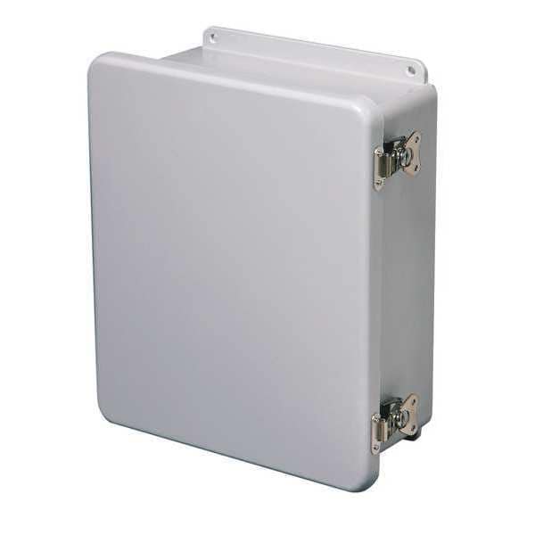 Wiegmann Fiberglass Enclosure, 131/2 in H, 12 in W, 5.94 in D, NEMA 12