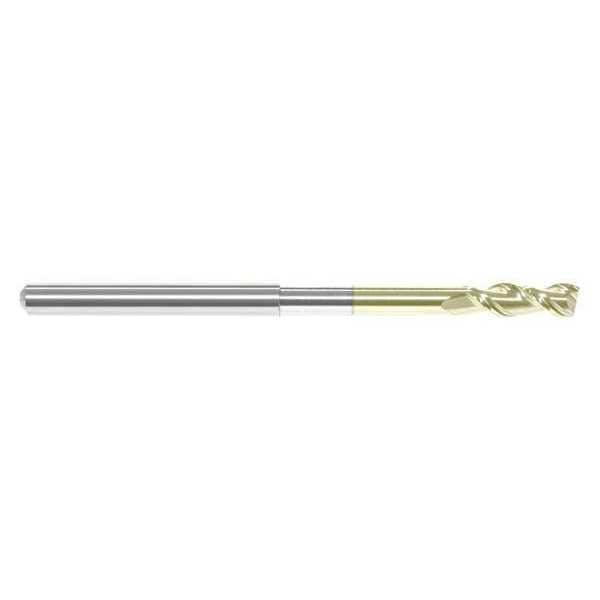 Zoro Select Cor. Rad. End Mill, 1/64" CR, Carbide 274-121140D