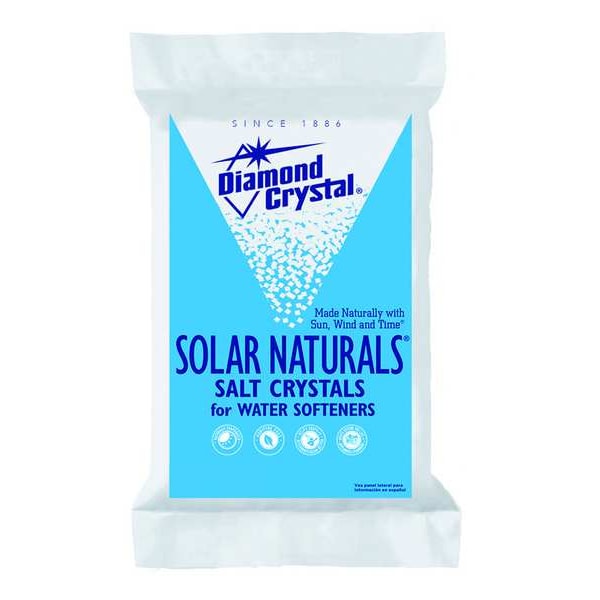 Diamond Crystal Water Softener Salt, Solar Naturals, 50 lb 100012455 Zoro