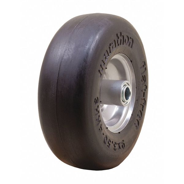 Zoro Select Solid Wheel, Smooth, 225 lb. Load Rating 53CM56