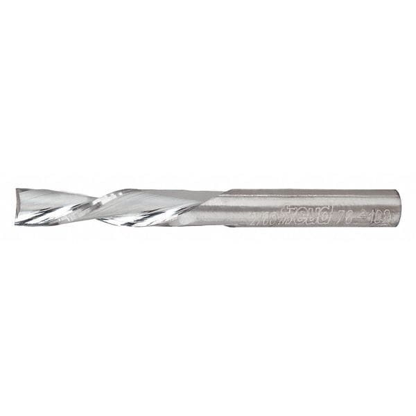 Freud Down Spiral Router Bit, 1/4" Cutting Dia. 76102 Zoro