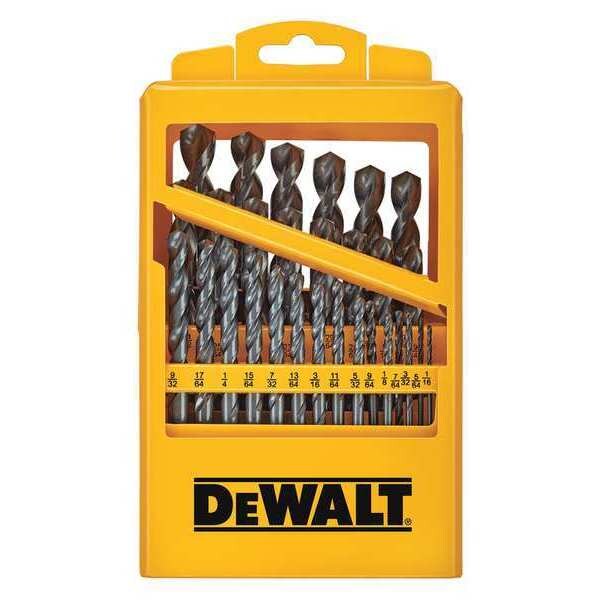 Dewalt DWA1189 61.77 Drill Bit, Sizes 1/16" to 1/2", HSS