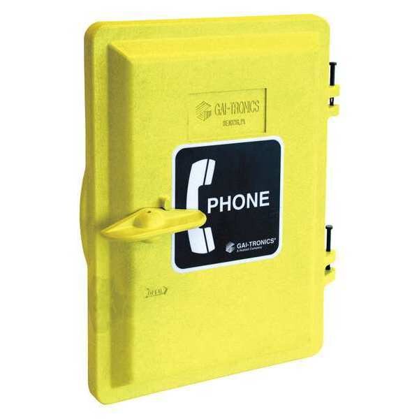 Hubbell Gai-Tronics Enclosure Door Kit, Yellow, Plastic 12505-005YL