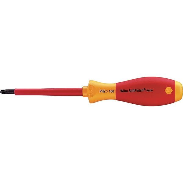 Wiha Insulated Phillips Screwdriver #2 Round 30704 | Zoro