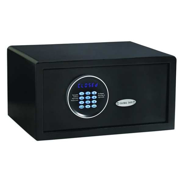 Global Safe Hotel Safe, 1.01 cu ft, 30.8 lb, Not Rated Fire Rating 824