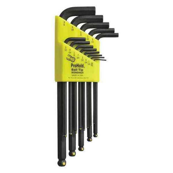 Bondhus 13 Piece SAE LShape Hex Key Set, 74937 74937 Zoro