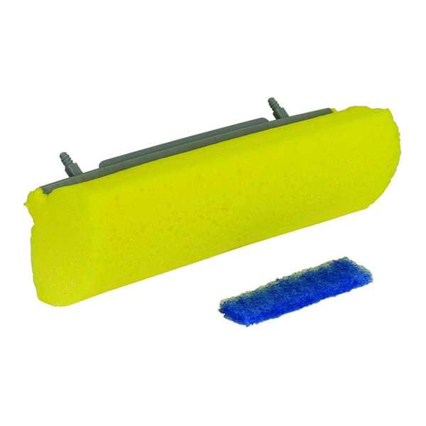 Quickie Sponge Mop Head, Screw On Connection, Yellow, 582MB 582MB Zoro
