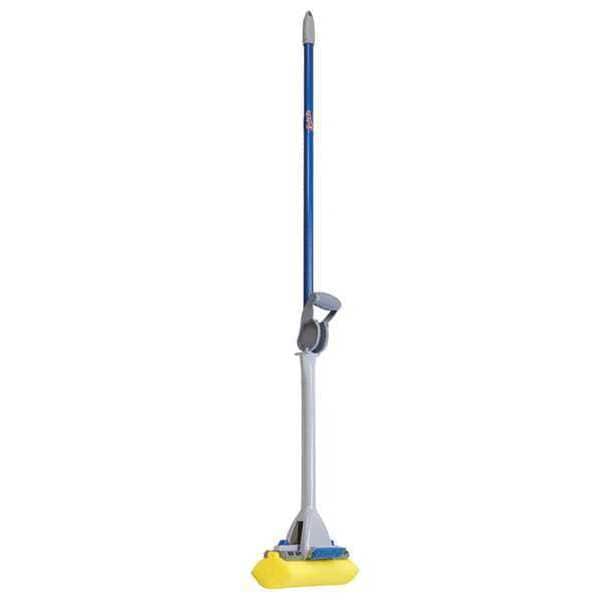 Quickie Sponge Wet Mop, Screw On Connection, Yellow, 58MB4 58MB4 Zoro