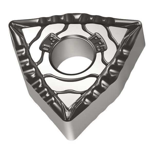 Walter Turning Insert, Trigon, 1/2 in, WNMG, 0.80mm, Carbide WNMG080408