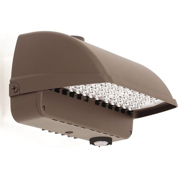 Hubbell Outdoor Lighting LED Wall Pack, 140W, 11, 600 lm, 831/32" H