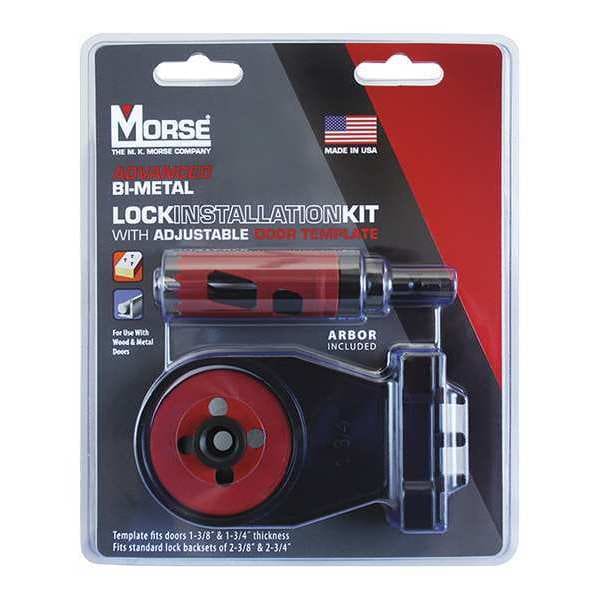 Morse Hole Saw Kit, Saw Sizes 1" to 21/8" MHSALKIT1 Zoro