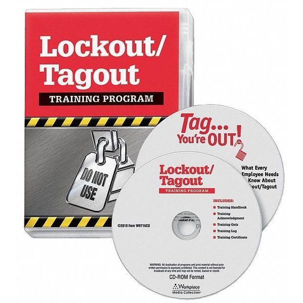 Complyright Lockout/Tagout Training DVD, English WR0409 | Zoro