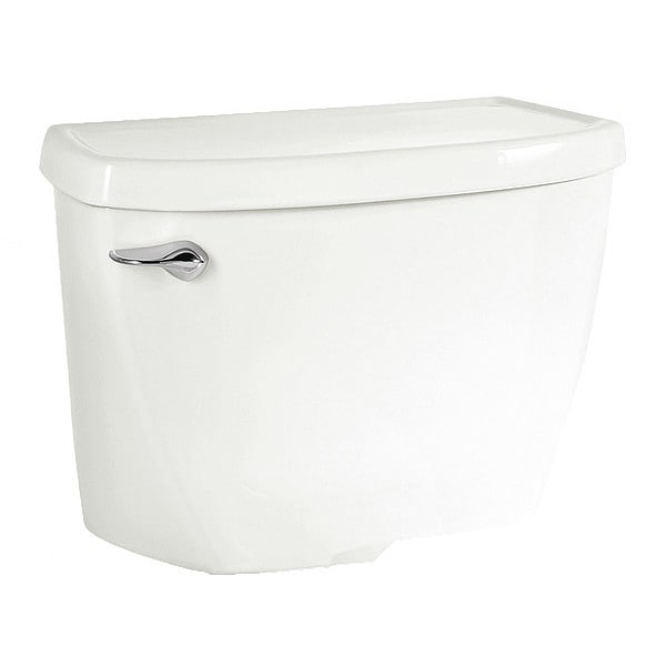 American Standard Toilet Tank, 1.1 gpf, Flushometer, Elongated, White