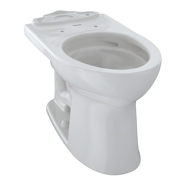 Toto Toilet Bowl, 1.0 gpf, Floor Mount, Elongated, Colonial White