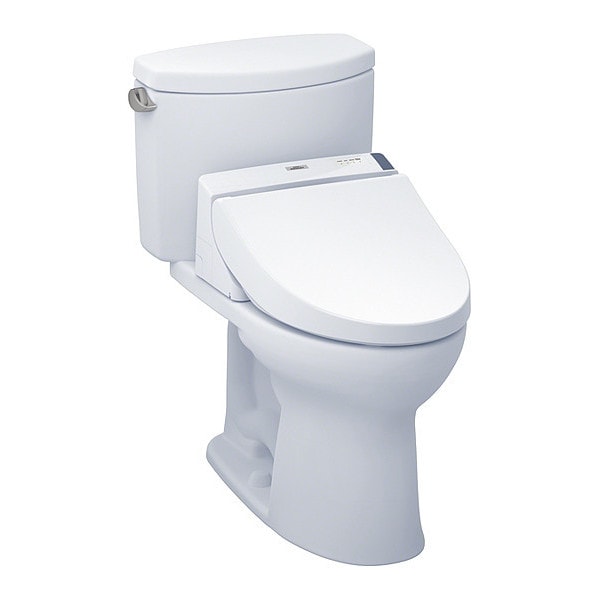 Toto Toilet, 1.28 gpf, Tornado Flush, Elongated, Cotton MW4542044CEFG