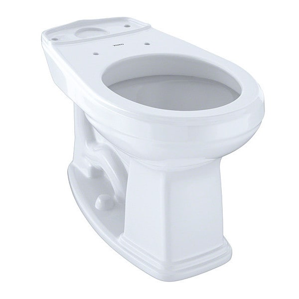 Toto Toilet Bowl, 1.28 gpf, Floor Mount, Round, Cotton C423EF01 Zoro
