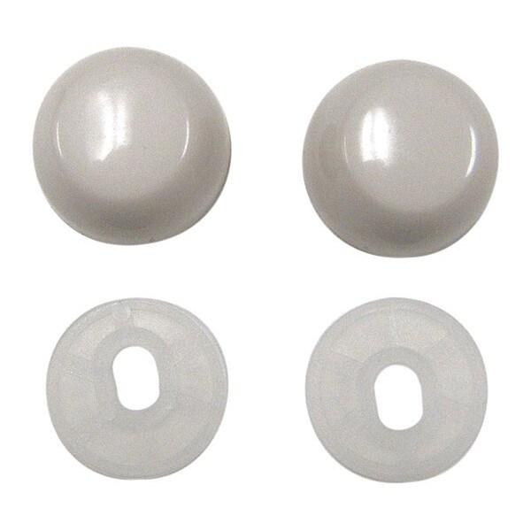 American Standard Bolt Cap Kit Linen 0347832220A Zoro