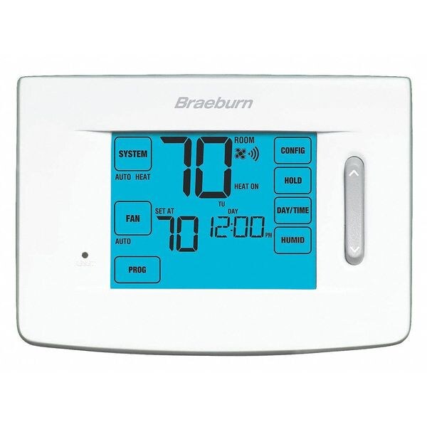 Braeburn Smart Thermostat, 7, 52, 511 Programs, 3 H 2 C, Wall Mount