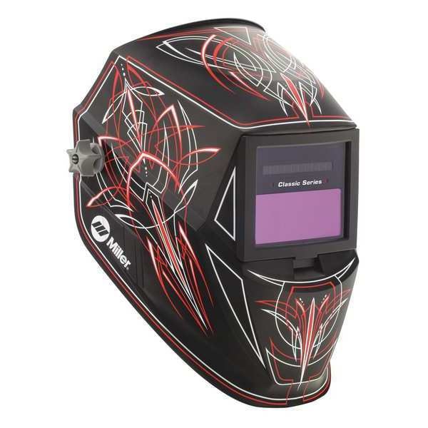 Miller Electric Welding Helmet, Auto-Darkening Type, Nylon 271349