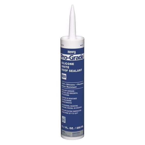 Henry Roofing Sealant, 10.1 oz, Cartridge, White PG920W004 Zoro