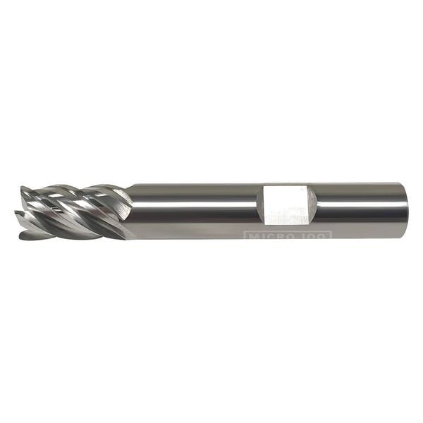 Micro 100 Corner Radius End Mill, nACRo, 6