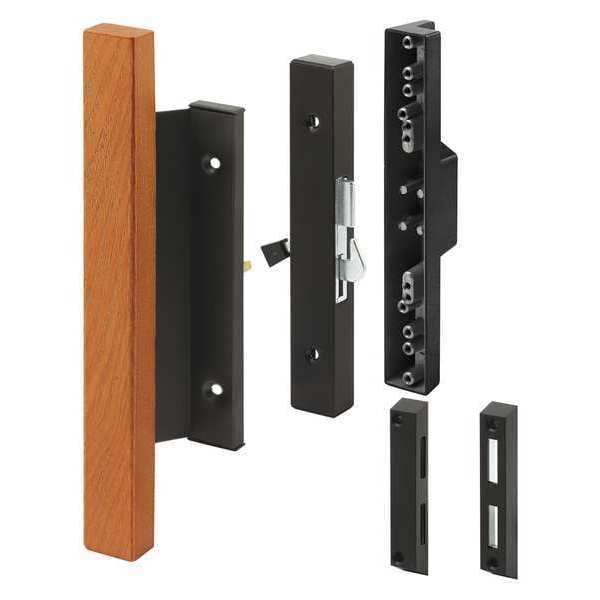 Primeline Tools Sliding Patio Door Handle/Lock, Black MP1105 Zoro