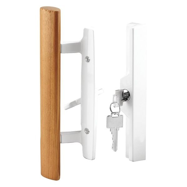 PRIMELINE Patio Door Handle Set,Dull (C 1316) Zoro