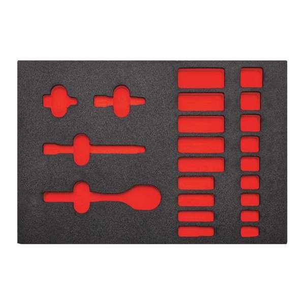 Proto Foam Insert, Tool Organizer, 11" L x 16" W J52136F Zoro