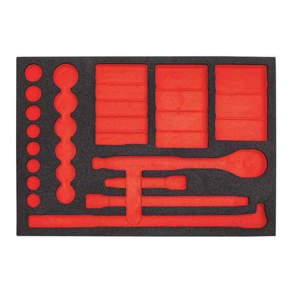 Proto Foam Insert, Tool Organizer, 11" L x 16" W J54126HTCF Zoro