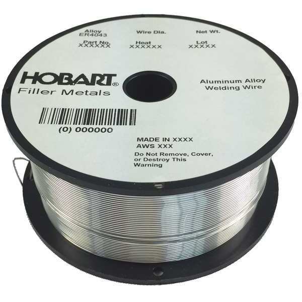 Hobart Welding Products MIG Welding Wire, Solid, Aluminum, 1 lb