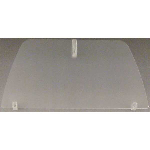 Hubbell Outdoor Lighting Frosted Comfort Shield, 31/4"Lx8"Wx1/4"H ASSY