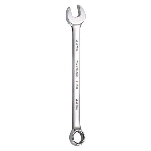 Westward Combination Wrench, 22mm, Metric, 6 pt. 54RY81
