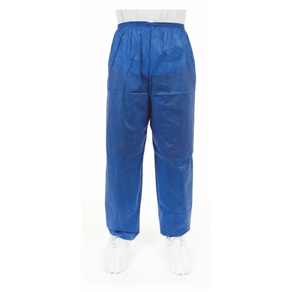 International Enviroguard Disposable Pants , 4Xl , Blue , Spunbonded-Meltblown-Spunbonded ,  FS2062B-4XL