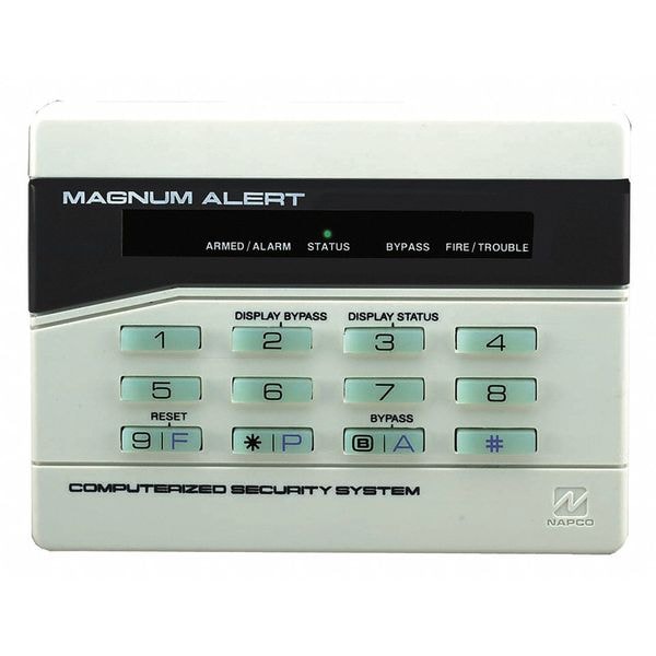 Napco Intrusion System Keypads, 57/8" W, LED RP1054E Zoro