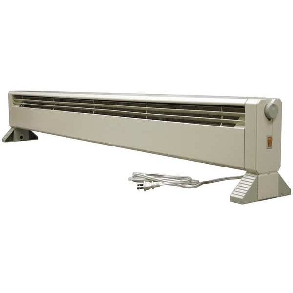 Dayton 54UD13 229.39 Electric Baseboard Heater, 1500, 120V AC, 1 Phase