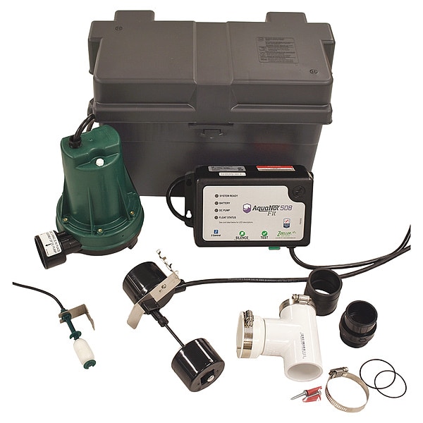 Zoeller Sump/Battery BackUp System, Pump HP 1/3 5080017 Zoro