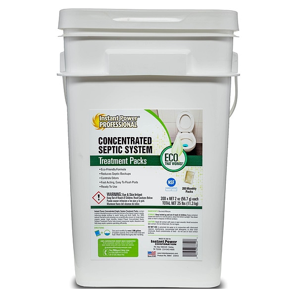 Instant Power Professional SepticSystem Treatment, Bucket, 200ct, Pacs 8864