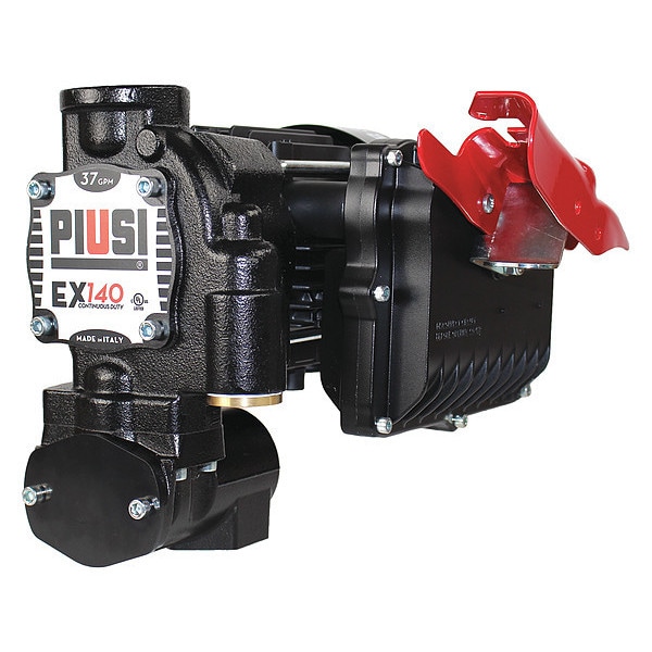 Piusi Fuel Transfer Pump, Rotary Vane, 1 HP F00395000