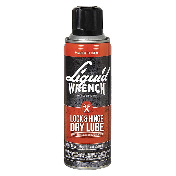 Liquid Wrench 4.5 oz., Aerosol, Lock Dry Lubricant LH04 Zoro