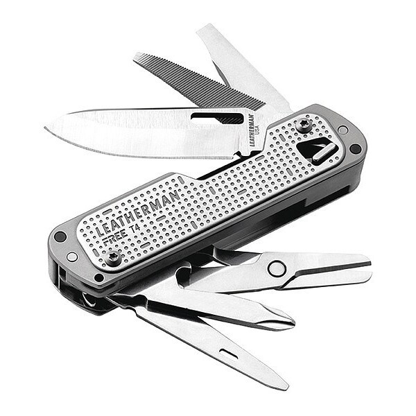 Leatherman Folding Knife, 12 Functions, Fold Open, Multi Tool Series